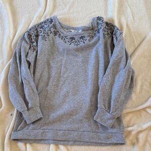 American Eagle Outfitters Heather Gray Sweatshirt